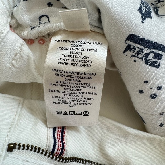 Anthropologie Faustine Embroidered Drawstring Waist Shorts Womens Size 30 White - Picture 13 of 14